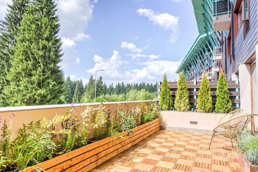 Splendor 3 Bedroom Flat In Silver Mountain ポイアナ・ブラショフ エクステリア 写真